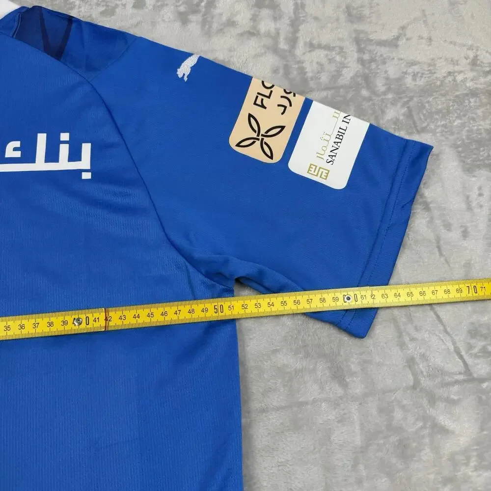 2024 Puma Al Hilal Home Football Shirt Men L Saudi Pro League Jersey Blue Arabic - Picture 10 of 10